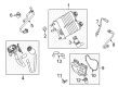 2011 Ford Fiesta Vapor Canister Diagram - AE8Z-9D653-C