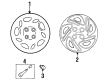 1997 Ford Escort Wheel Cover Diagram - F7CZ-1130-AB