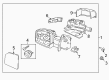 2017 Ford F-150 Car Mirror Diagram - FL3Z-17682-DC