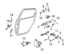 2004 Ford Focus Door Check Diagram - 1S4Z-5427204-AA