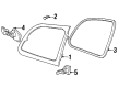 Ford Windstar Weather Strip Diagram - XF2Z-1629904-AA