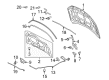 Mercury Hood Diagram - 9N7Z-16612-A