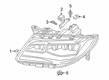 2019 Lincoln MKZ Headlight Diagram - JP5Z13008U