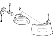 Mercury Tail Light Diagram - F7CZ-15500-AG