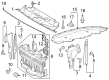 2024 Ford Mustang Air Deflector Diagram - PR3Z-8311-B