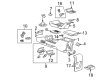 2002 Ford Explorer Shift Linkage Boot Diagram - 1L2Z-7210-AF