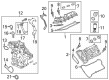 2022 Ford F-150 Timing Cover Gasket Diagram - ML3Z-6020-A