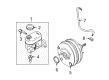 2012 Ford E-350 Super Duty Brake Master Cylinder Diagram - 9C2Z-2140-H