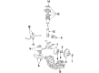 1989 Ford Mustang Brake Dust Shields Diagram - E5LY-2K005-A