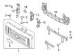 2008 Ford E-350 Super Duty Grille Diagram - 8C2Z-8200-B