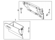 2023 Ford Maverick Glove Box Diagram - NZ6Z-6004338-AA