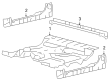 Lincoln Mark LT Floor Pan Diagram - 7L3Z-1611135-A