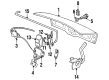 1996 Mercury Cougar Liftgate Hinge Diagram - E9WY6642700A