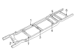 Ford E-150 Club Wagon Axle Beam Diagram - 6C2Z-5005-A