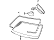 Lincoln Town Car Windshield Diagram - 1W1Z-5403100-AB