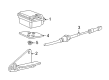 2004 Lincoln Aviator Speedometer Cable Diagram - 2C5Z-9A825-AA