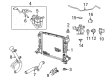 Lincoln Thermostat Gasket Diagram - 96JV-8255-CB