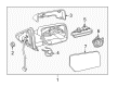 2009 Ford Expedition Mirror Cover Diagram - 7L1Z-17D742-BB