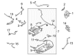 Ford Mustang Vapor Canister Diagram - 9R3Z-9D653-C