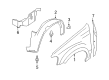 2011 Mercury Mariner Fender Diagram - AE6Z-16005-A