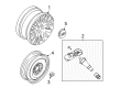 2010 Ford Focus Wheel Cover Diagram - 9E5Z-1130-A