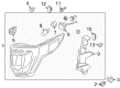 2016 Ford Police Interceptor Utility Back Up Light Diagram - FB5Z-13404-G