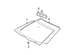 Mercury Windshield Diagram - 4F1Z-5403100-AA