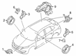 2020 Lincoln Continental Car Speakers Diagram - FA1Z-18808-MA