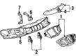 Lincoln Continental Grille Diagram - F8OZ-8200-AA