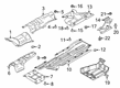 2016 Lincoln MKZ Exhaust Heat Shield Diagram - DG9Z-5411434-C