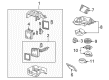 Ford Thunderbird Heater Control Valve Diagram - 2R8Z-18495-AA