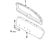 1995 Mercury Sable Weather Strip Diagram - E6DZ7442410A