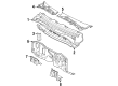 Ford Crown Victoria Dash Panels Diagram - 1W7Z5401610AA