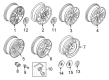 2016 Lincoln Navigator Wheel Cover Diagram - BL7Z-1130-A