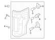 Ford F-350 Super Duty Back Up Light Diagram - PC3Z-13404-D