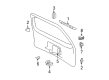 Ford Expedition Door Handle Diagram - 6L1Z-7843400-BKPTM