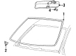 1995 Ford Crown Victoria Car Mirror Diagram - F6AZ17700AB