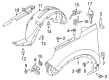 2017 Ford Explorer Fender Diagram - FB5Z-16005-A