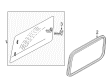 2013 Ford Transit Connect Weather Strip Diagram - 2T1Z-99305A28-A