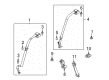 Lincoln Seat Belt Diagram - DG1Z-54611B09-AC