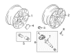 Ford EcoSport Spare Wheel Diagram - GN1Z-1007-E