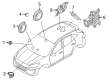 Ford Bronco Sport Car Speakers Diagram - M1PZ-18808-B