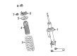 2023 Ford Bronco Shock Absorber Diagram - NB3Z-18124-A