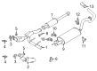 2022 Ford F-150 Muffler Hanger Straps Diagram - ML3Z-5260-B