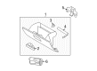 2009 Lincoln MKX Door Check Diagram - 7T4Z-7806200-A