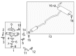 2013 Ford Fusion Muffler Hanger Straps Diagram - DG9Z-5K291-A