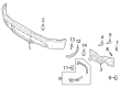Ford F-150 Lightning Bumper Diagram - NL3Z-17757-A
