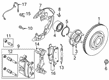 2023 Lincoln Corsair Brake Caliper Diagram - JX6Z-2B120-T