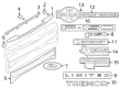 Ford F-150 Lightning Emblem Diagram - FL3Z-9942528-A