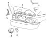 2009 Ford Mustang Weather Strip Diagram - 6R3Z-6343720-B